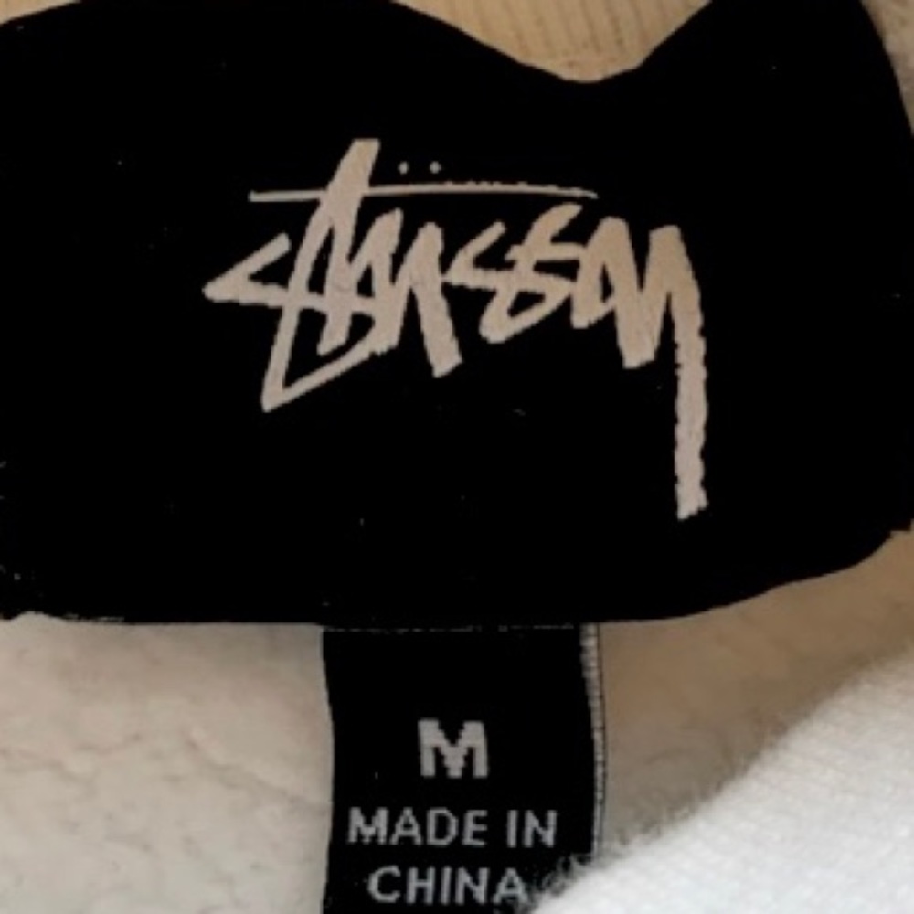 Stüssy White Turtleneck Sweatshirt - Picture 4 of 6